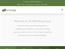 Tablet Screenshot of jnlmarketinggroup.com